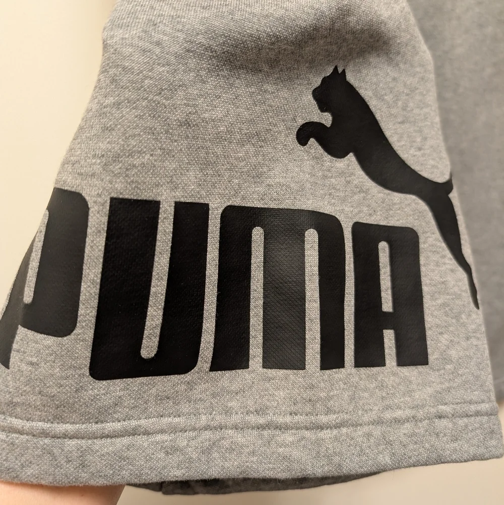 PUMA Men's Athletic Gray Shorts